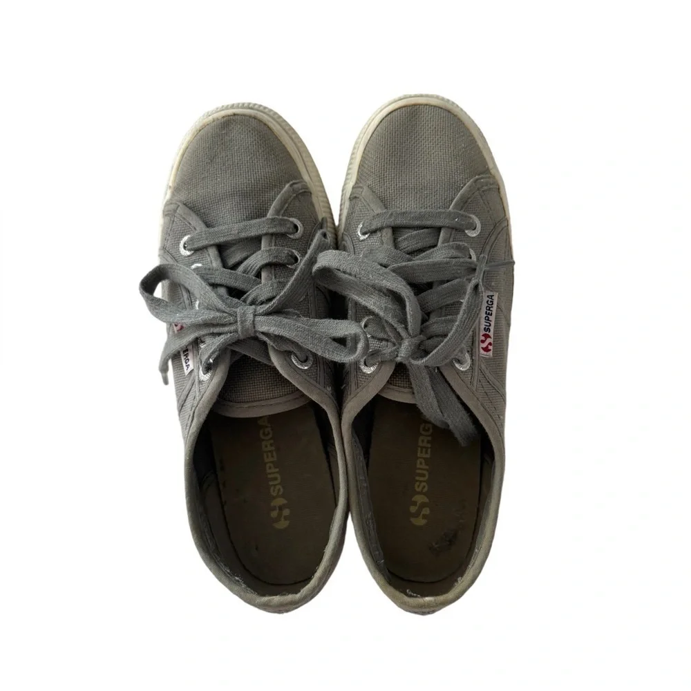 Superga 2740 Platform Sneakers, Grey, size 6 - Picture 7 of 10